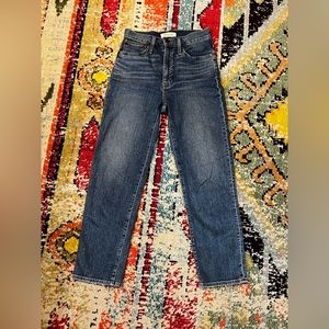 Madewell Highrise Classic Straight Jeans